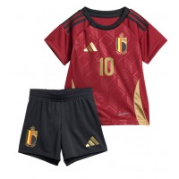 Maglia Calcio Belgio Romelu Lukaku #10 Prima Divisa Bambino Europei 2024 Manica Corta (+ pantaloncini)